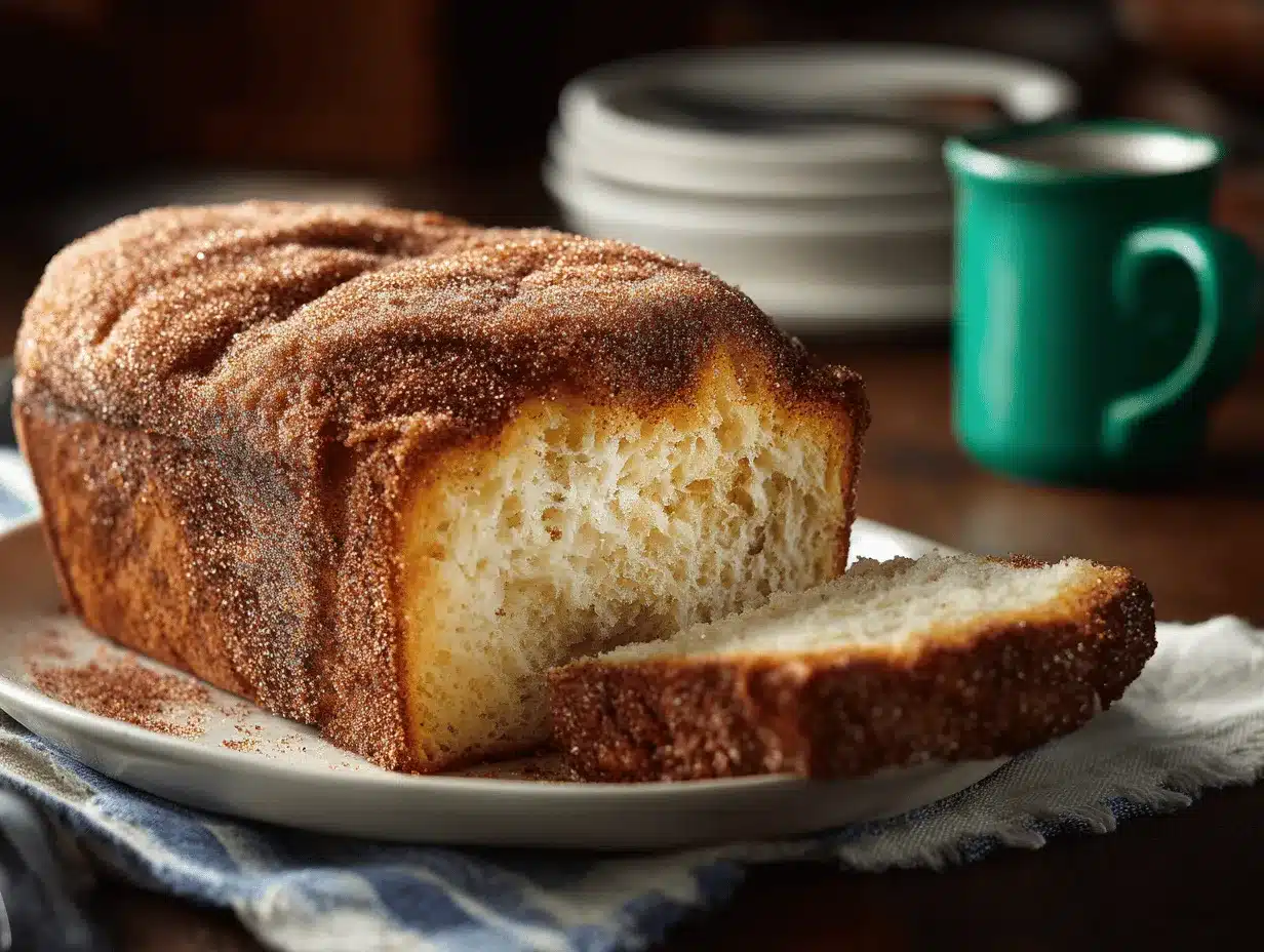cinnamon donut bread preparation steps