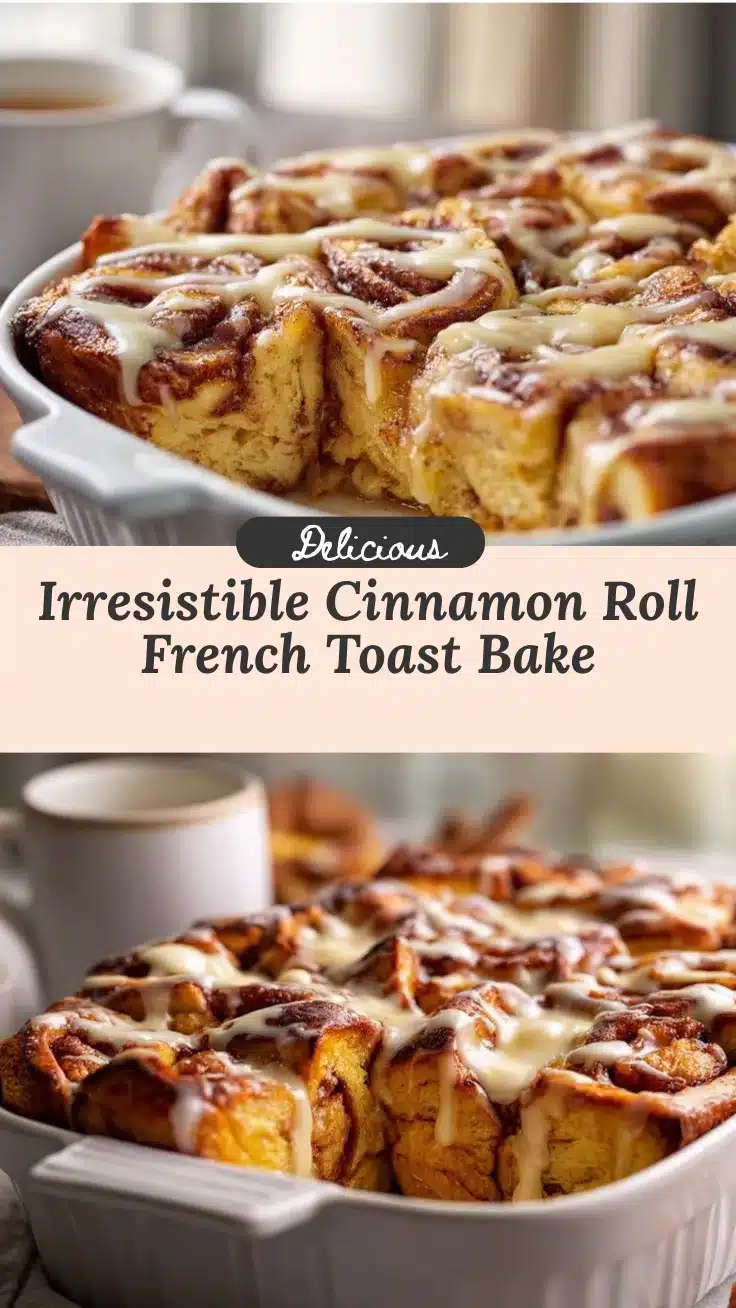 cinnamon roll French toast casserole recipe