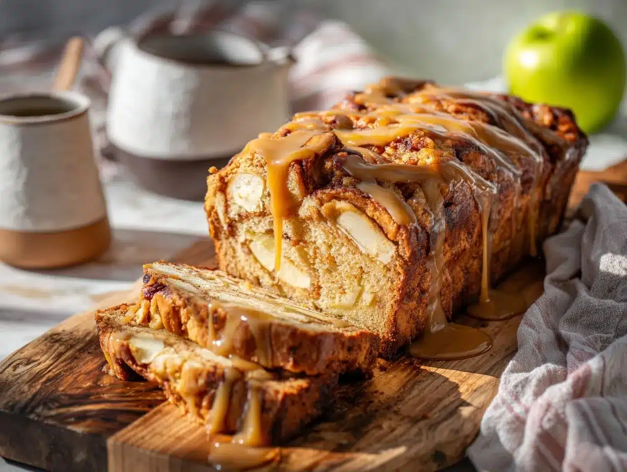 cinnamon swirl apple pie bread preparation steps