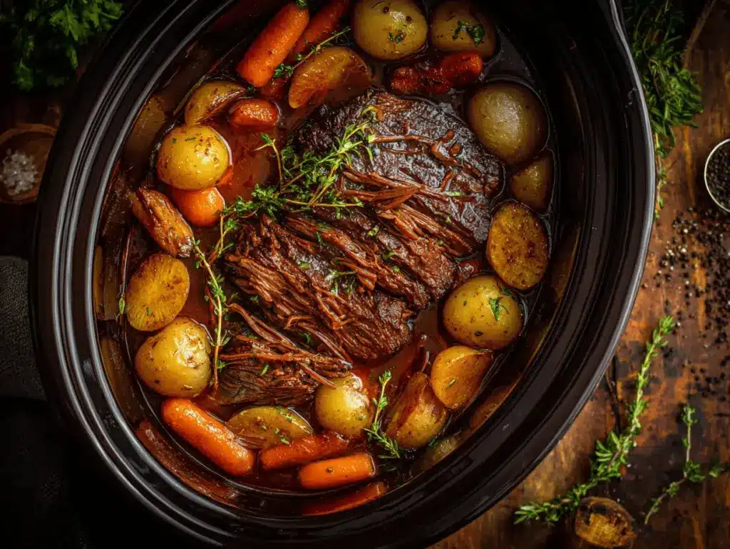 classic pot roast with vegetables - featured image