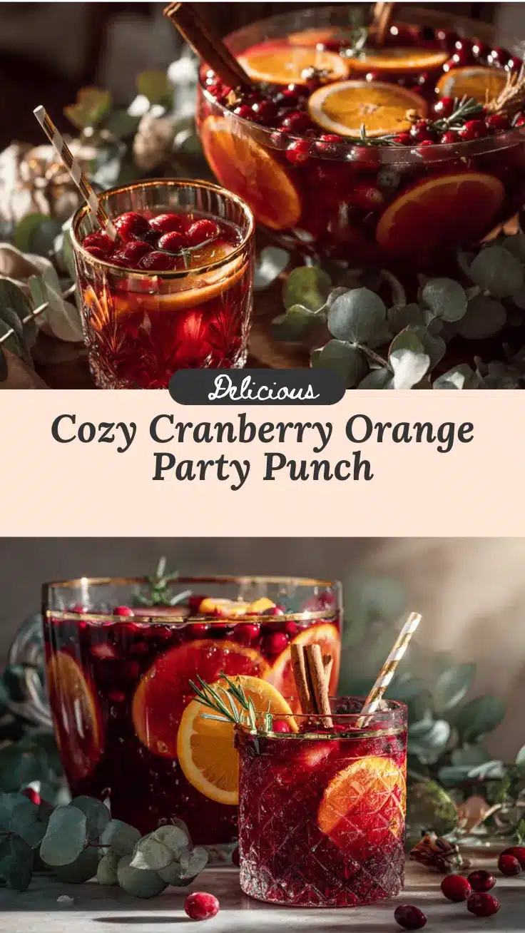 Cranberry Orange Autumn Punch recipe