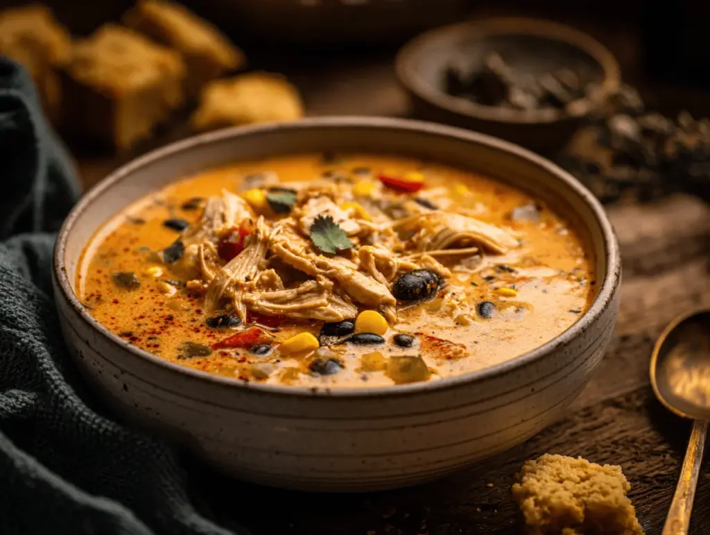 Creamy Chicken Enchilada Soup - featured image
