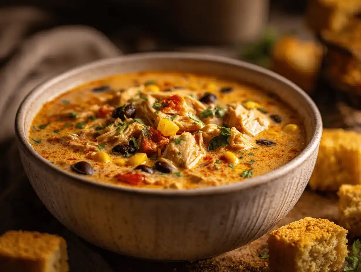 Creamy Chicken Enchilada Soup preparation steps