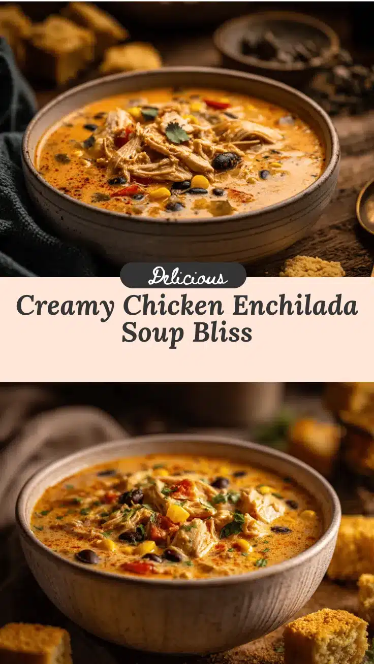 Creamy Chicken Enchilada Soup recipe