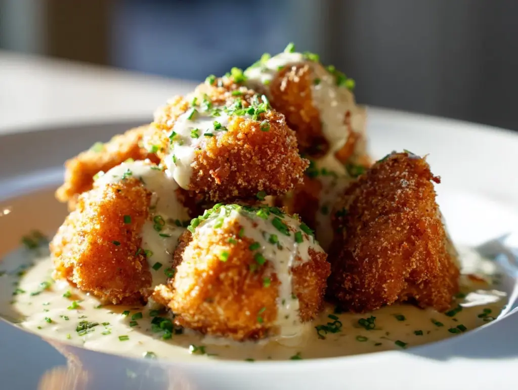 crispy chicken bites - featured image