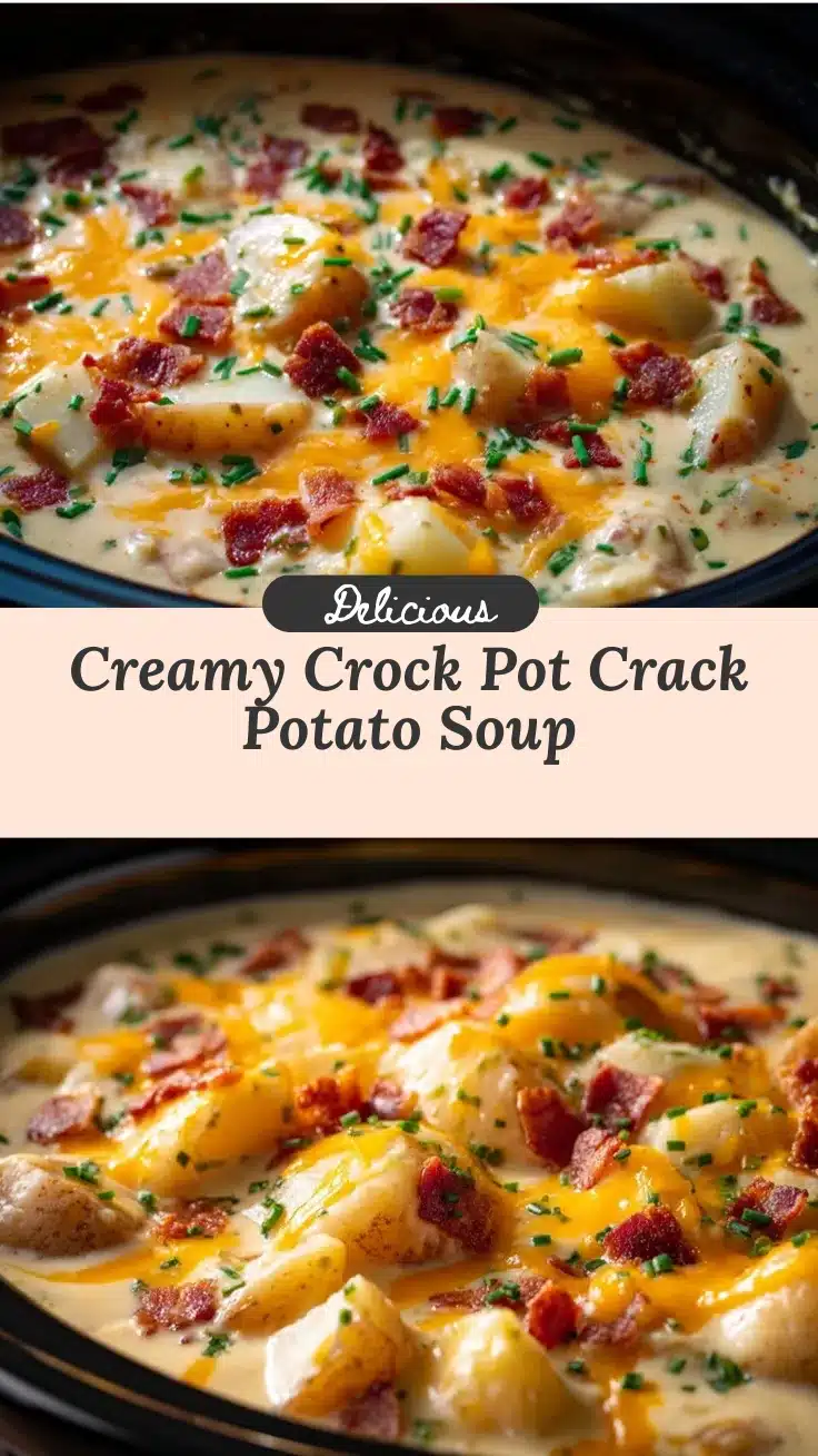 crock pot crack potato soup recipe