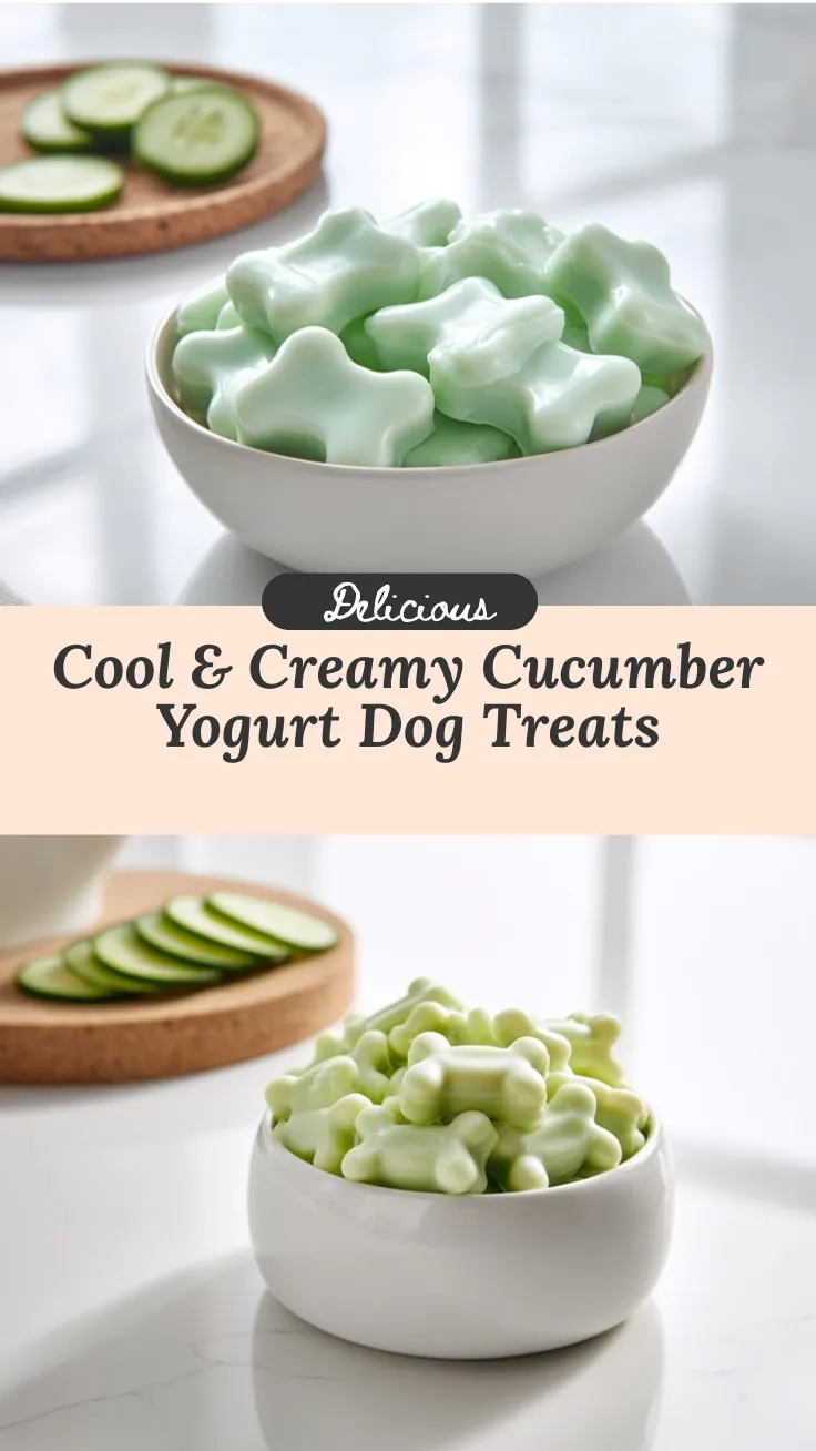 cucumber yogurt dog treats recipe