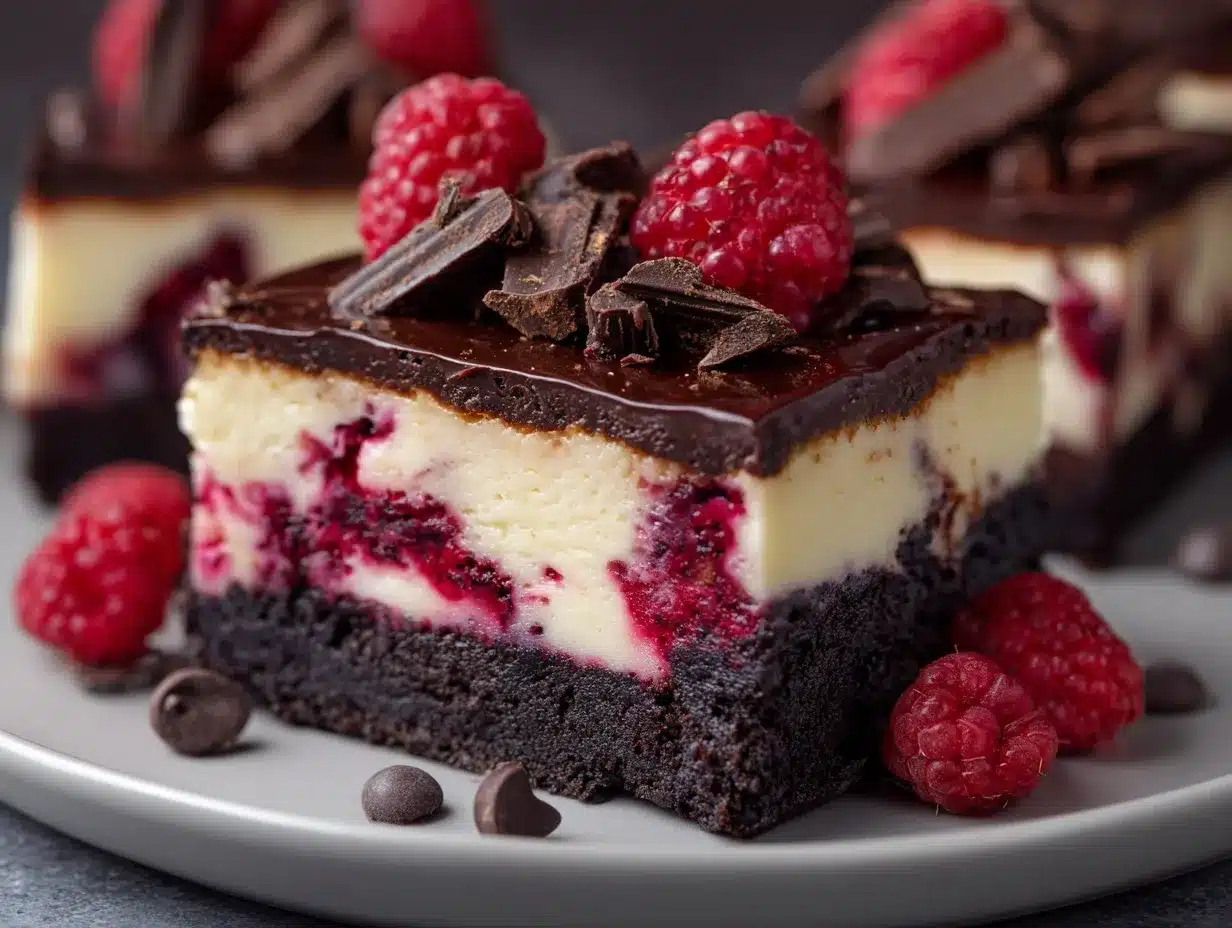 dark chocolate raspberry cheesecake preparation steps