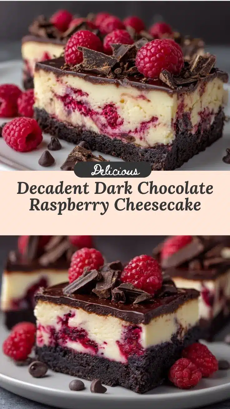 dark chocolate raspberry cheesecake recipe