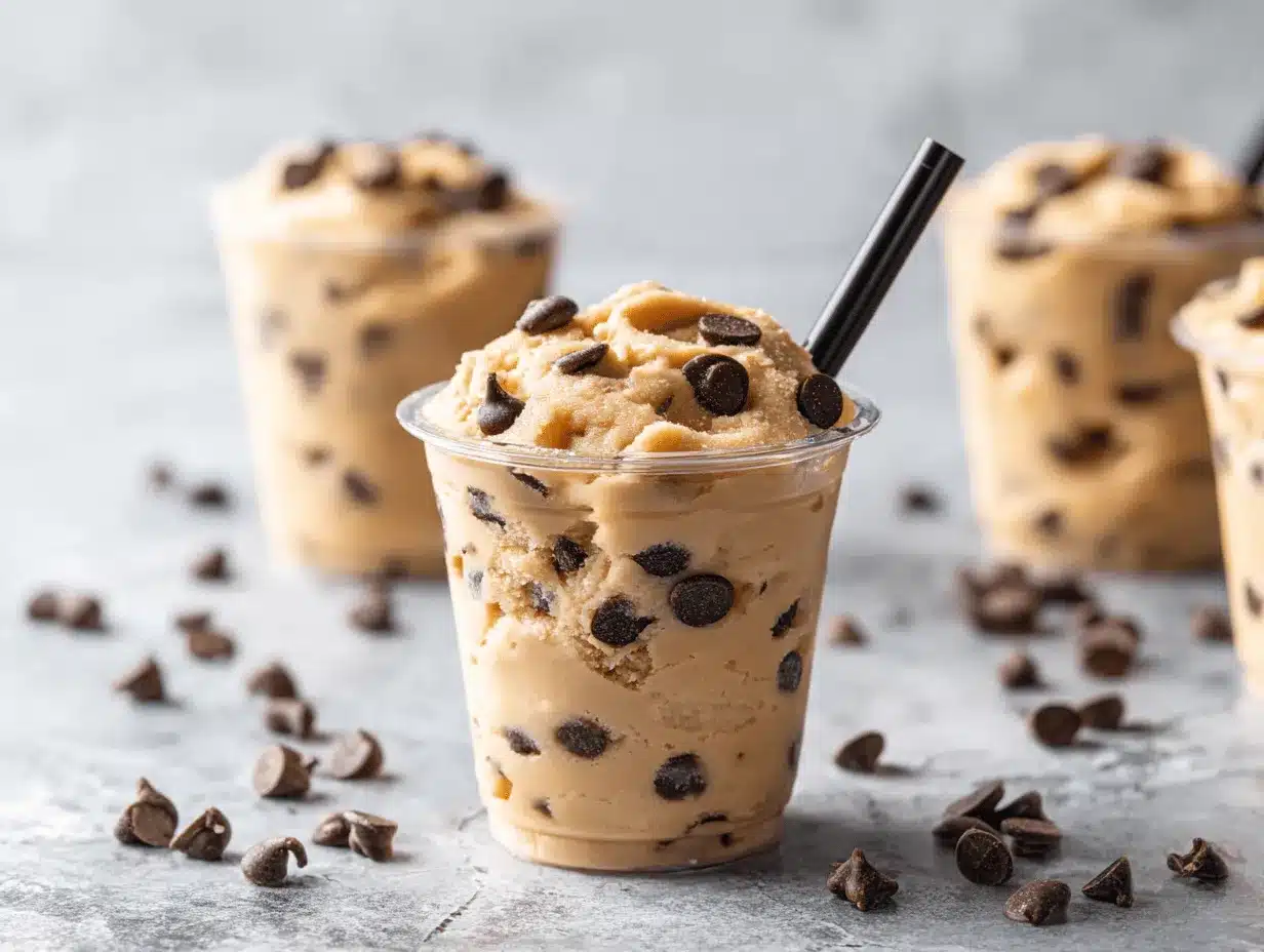 edible protein cookie dough cups preparation steps