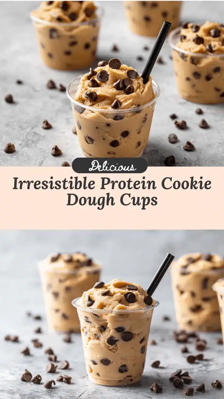 edible protein cookie dough cups recipe