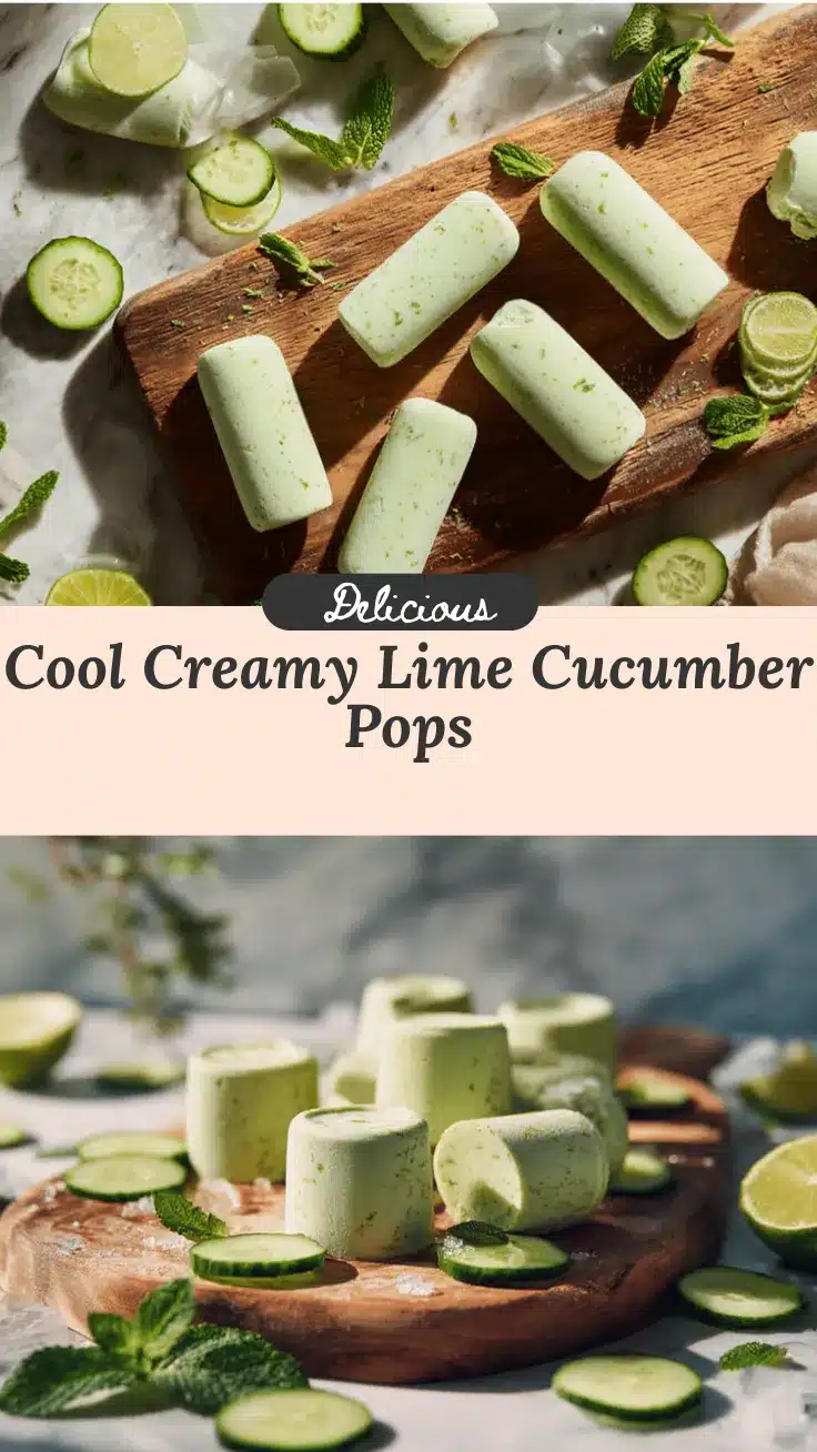 Frozen Cucumber Lime Pops recipe