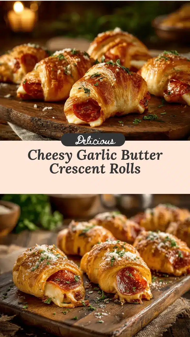 garlic butter mozzarella crescent rolls recipe