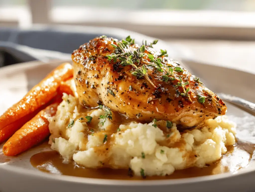 garlic herb chicken - featured image