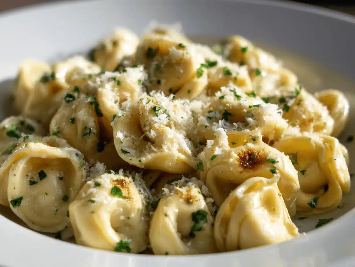 garlic parmesan chicken tortellini preparation steps