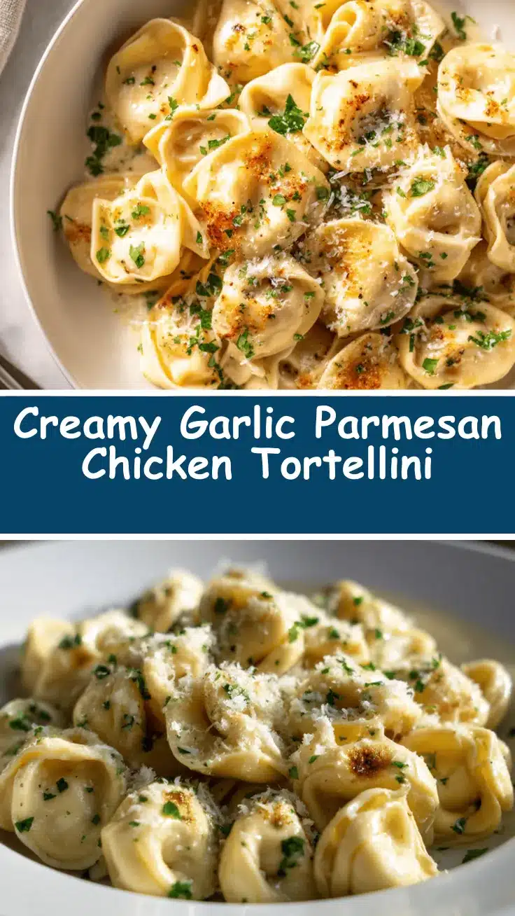 garlic parmesan chicken tortellini recipe