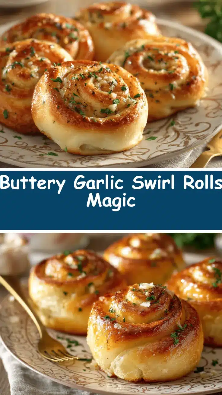 garlic swirl rolls recipe