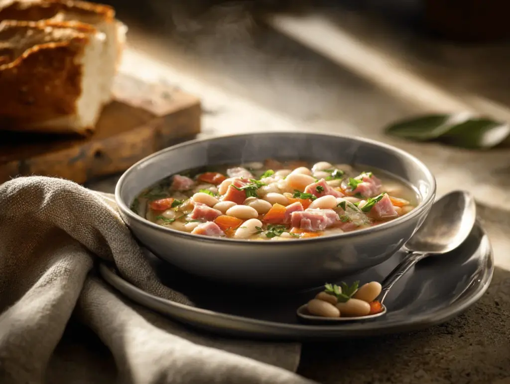 ham and bean soup - featured image