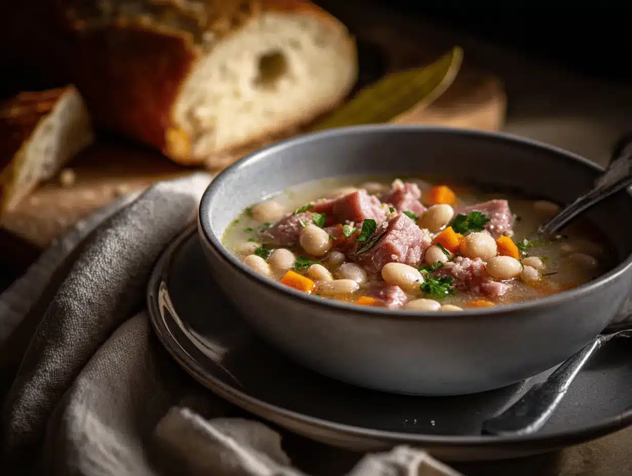 ham and bean soup preparation steps
