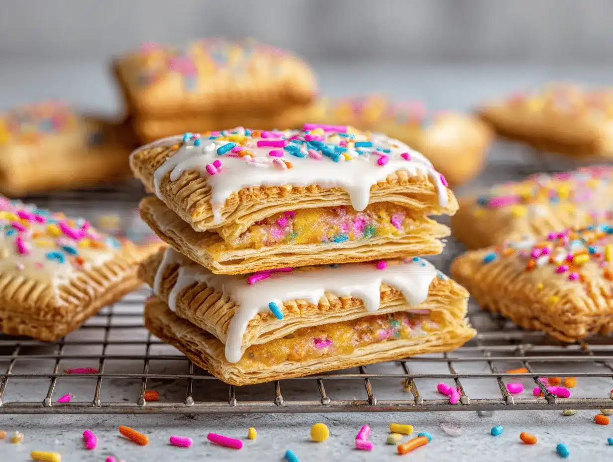 High-Protein Funfetti Pop Tarts preparation steps