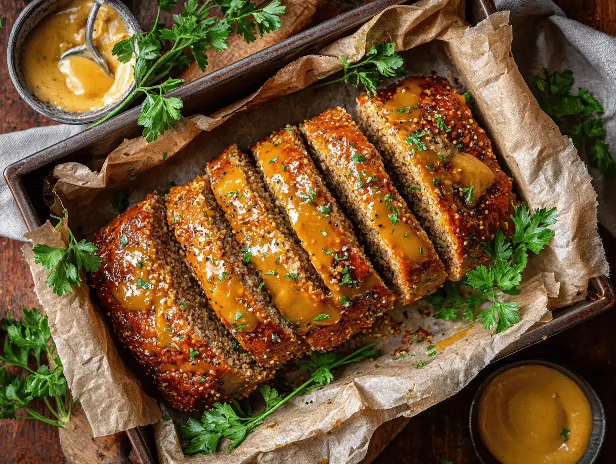 honey mustard glazed meatloaf preparation steps