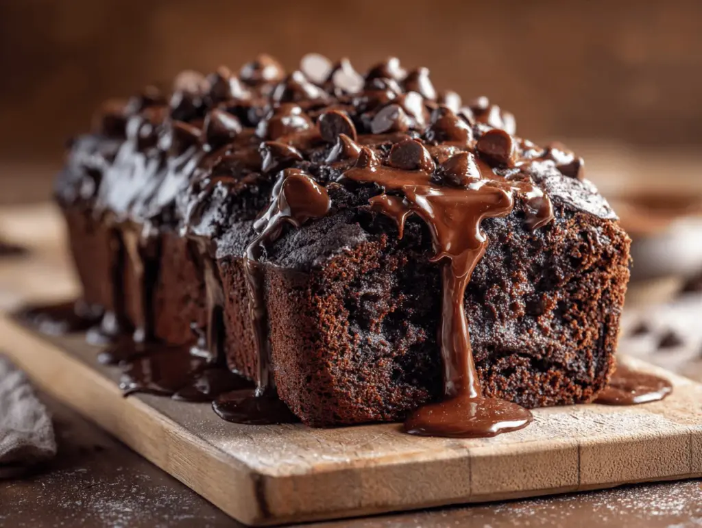 hot fudge brownie bread - featured image