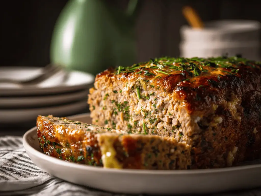 Italian Herb Parmesan Meatloaf - featured image