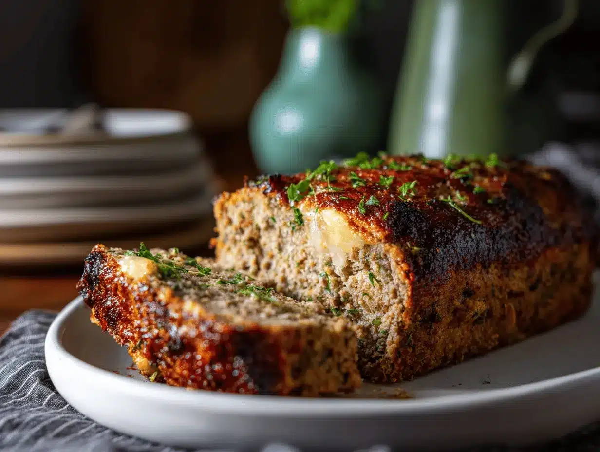 Italian Herb Parmesan Meatloaf preparation steps