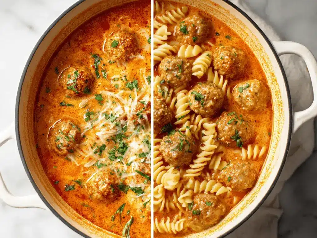 Italian meatball soup - featured image