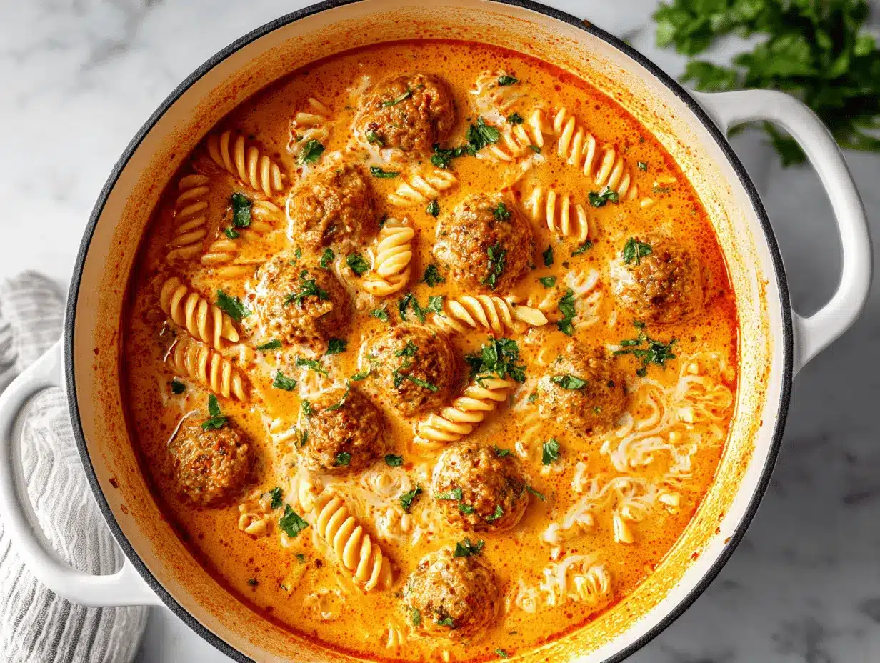 Italian meatball soup preparation steps