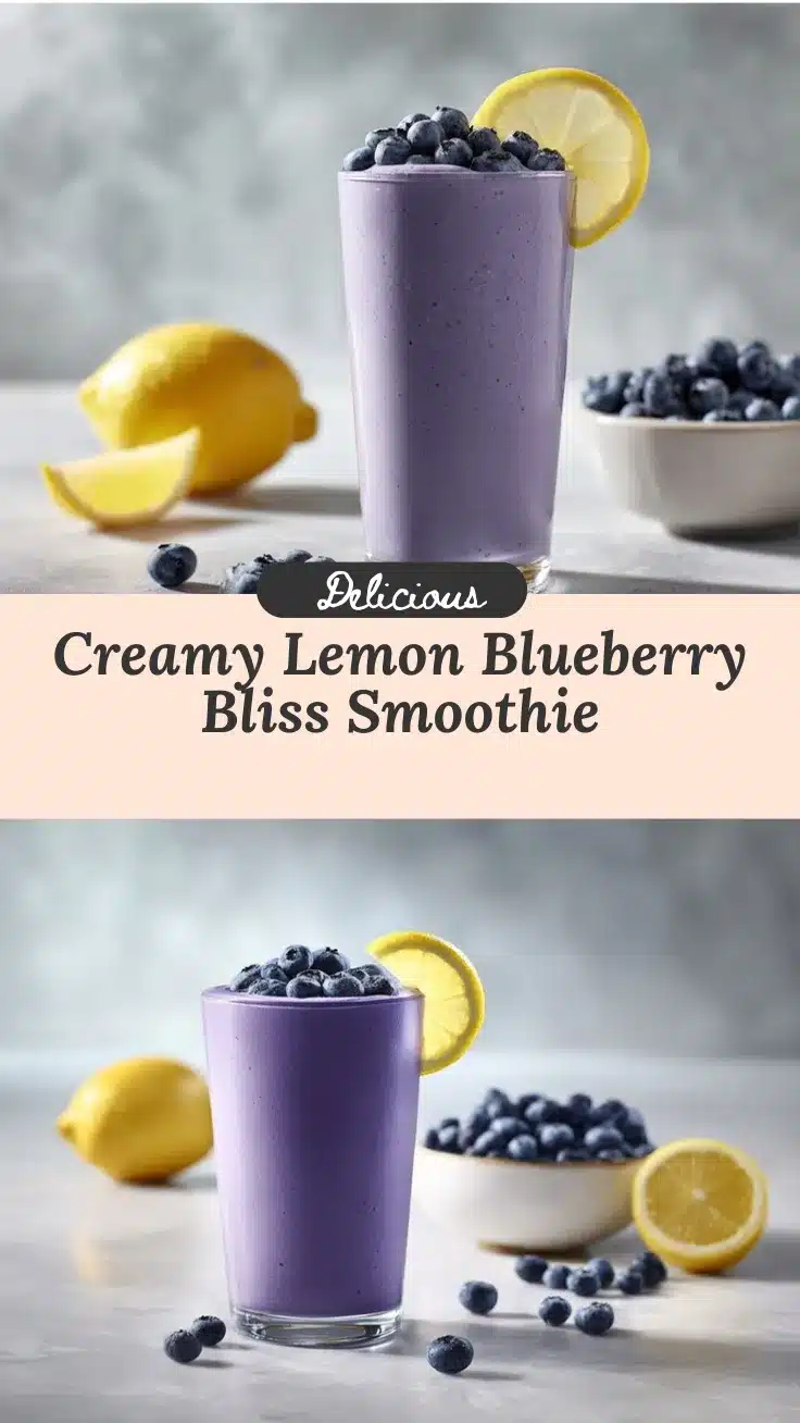 lemon-blueberry smoothie recipe
