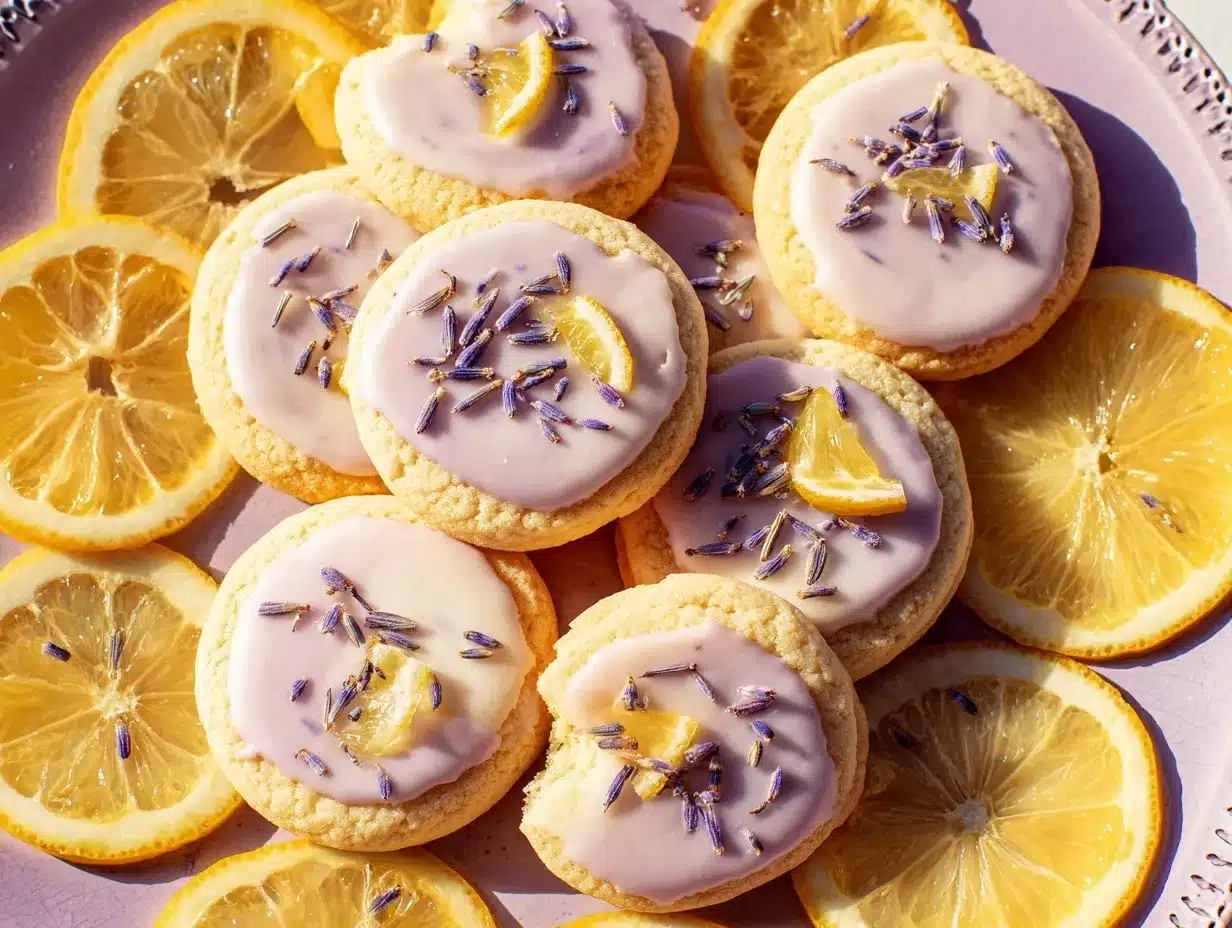 lemon lavender cookies preparation steps