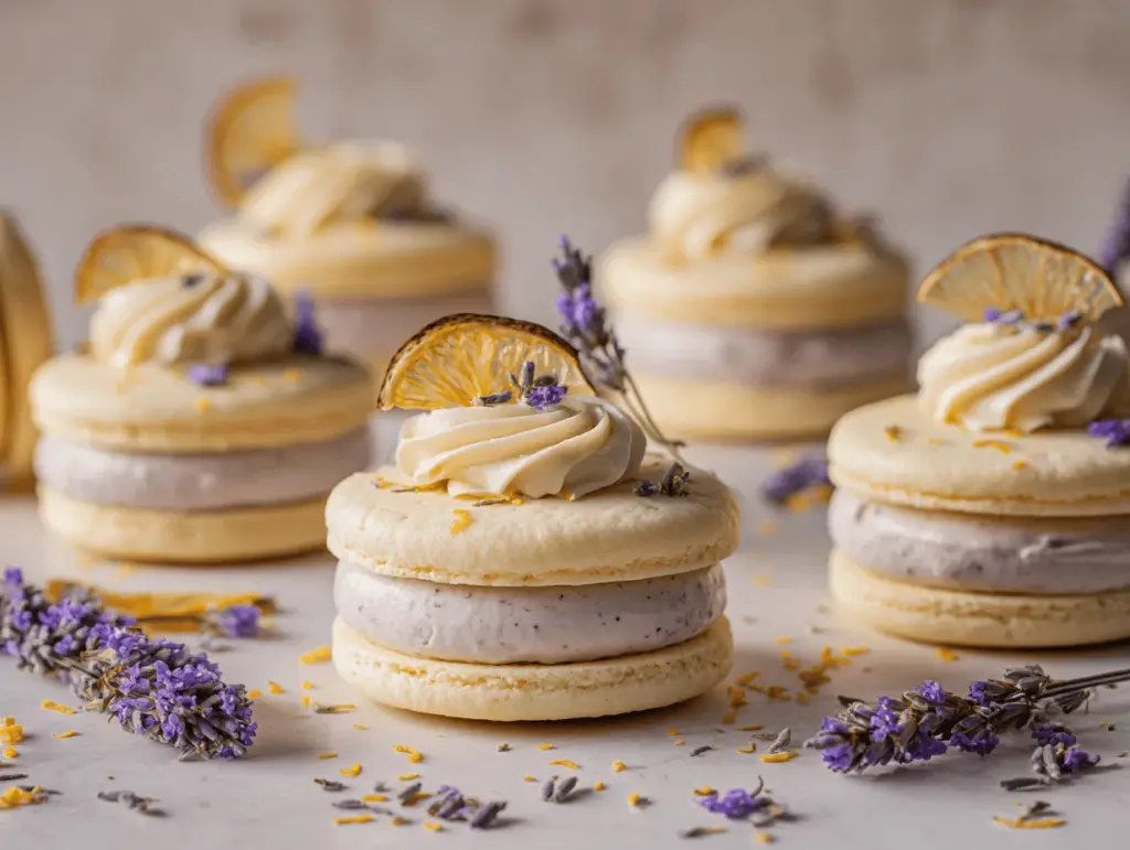 lemon lavender sandwich cookies - featured image