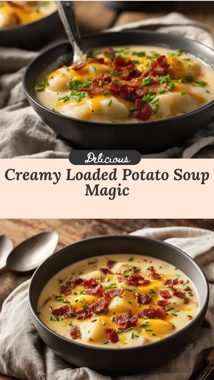 Loaded Baked Potato Soup recipe