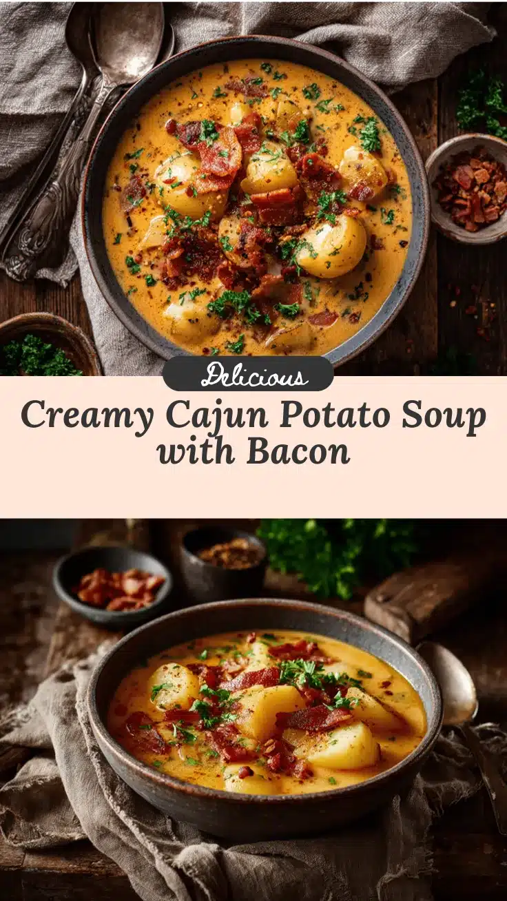 Loaded Cajun Potato Soup recipe