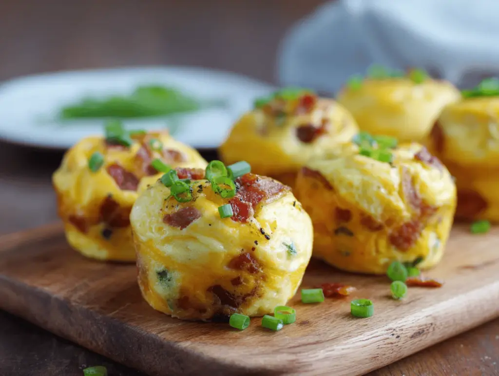 Loaded Cheddar Bacon Egg Bites - featured image