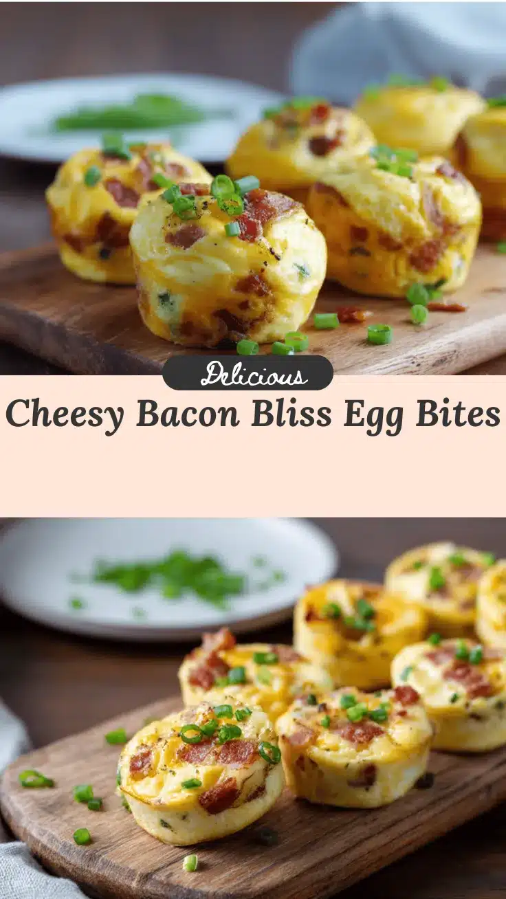 Loaded Cheddar Bacon Egg Bites recipe