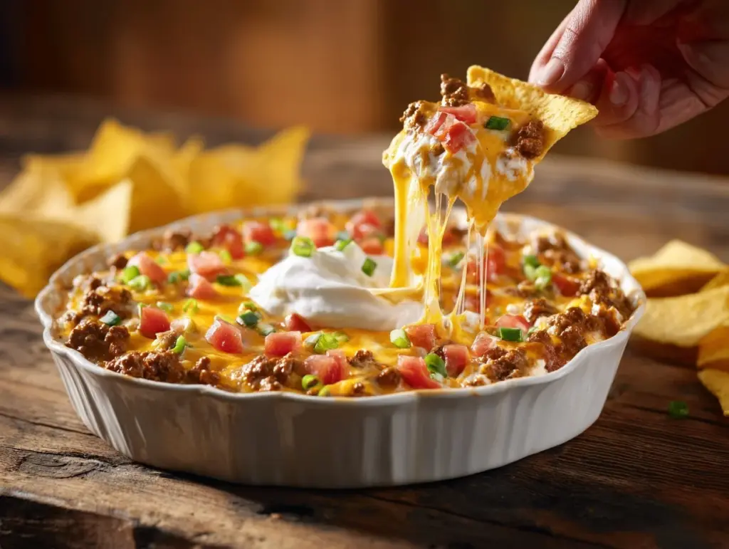 loaded taco dip - featured image