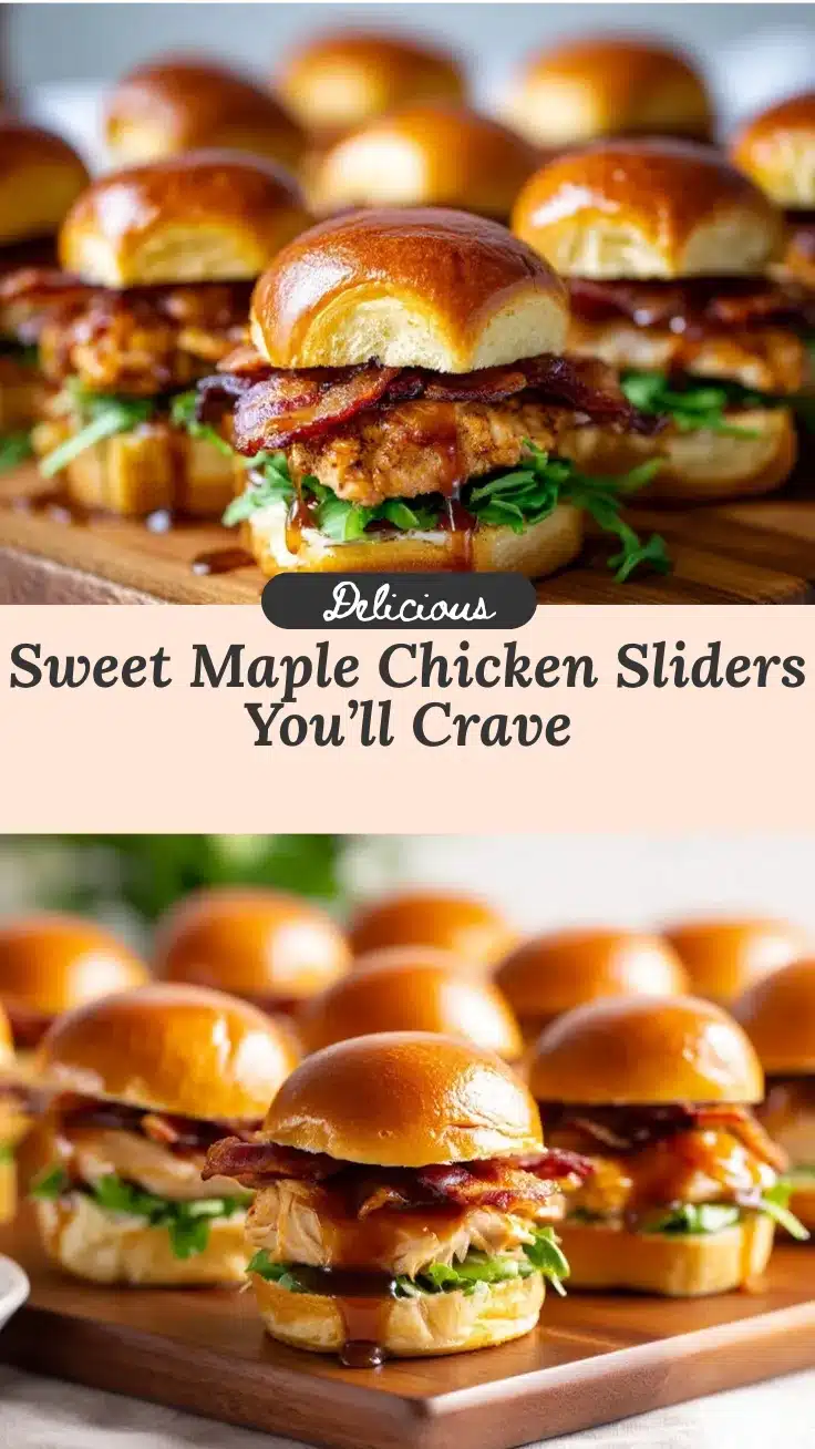 maple chicken sliders recipe