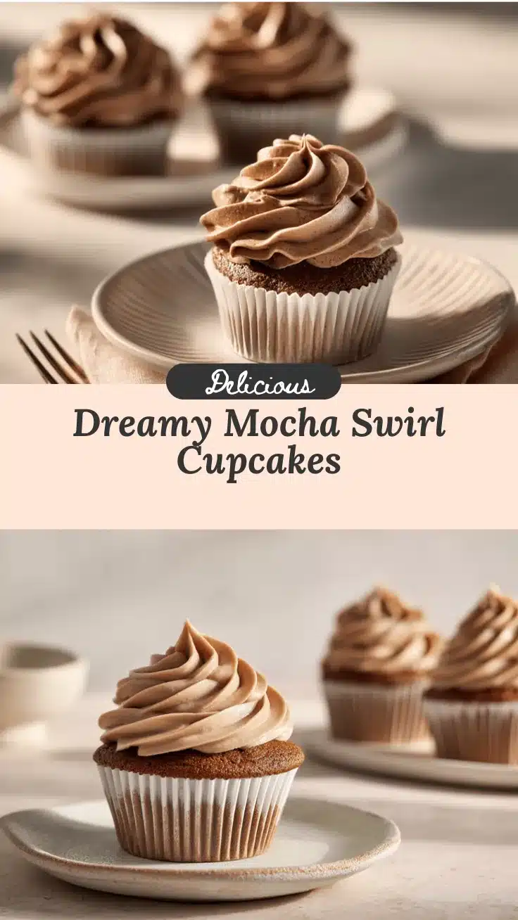 mocha swirl cream cupcakes recipe