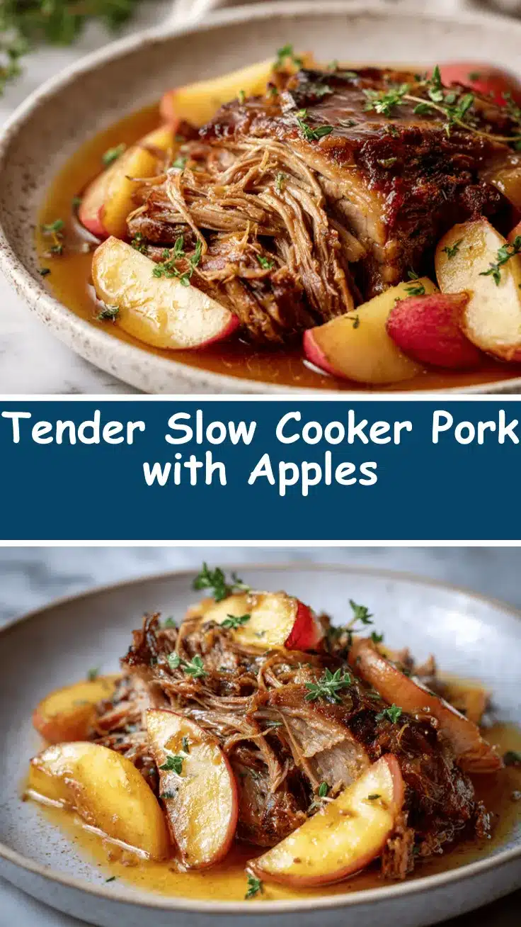 pork shoulder with apples recipe