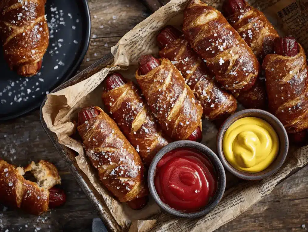 pretzel dogs - featured image