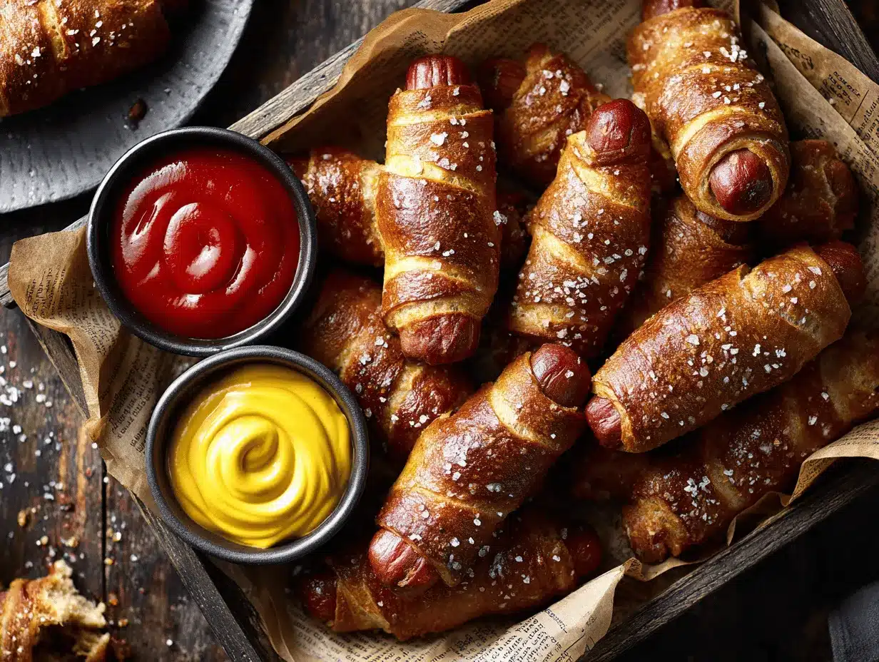 pretzel dogs preparation steps