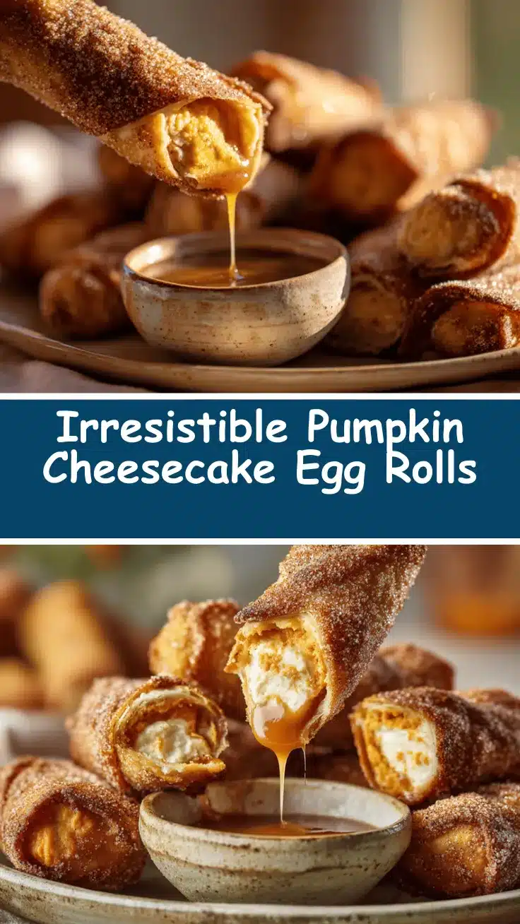 pumpkin cheesecake egg rolls recipe
