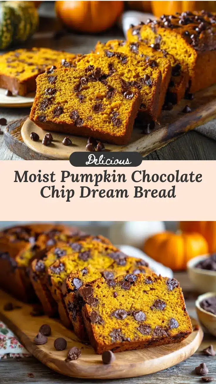 pumpkin chocolate chip bread recipe