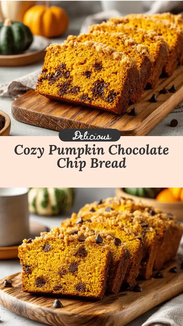 Pumpkin Chocolate Chip Streusel Bread recipe