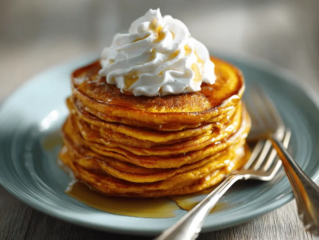 pumpkin pancakes recipe - featured image