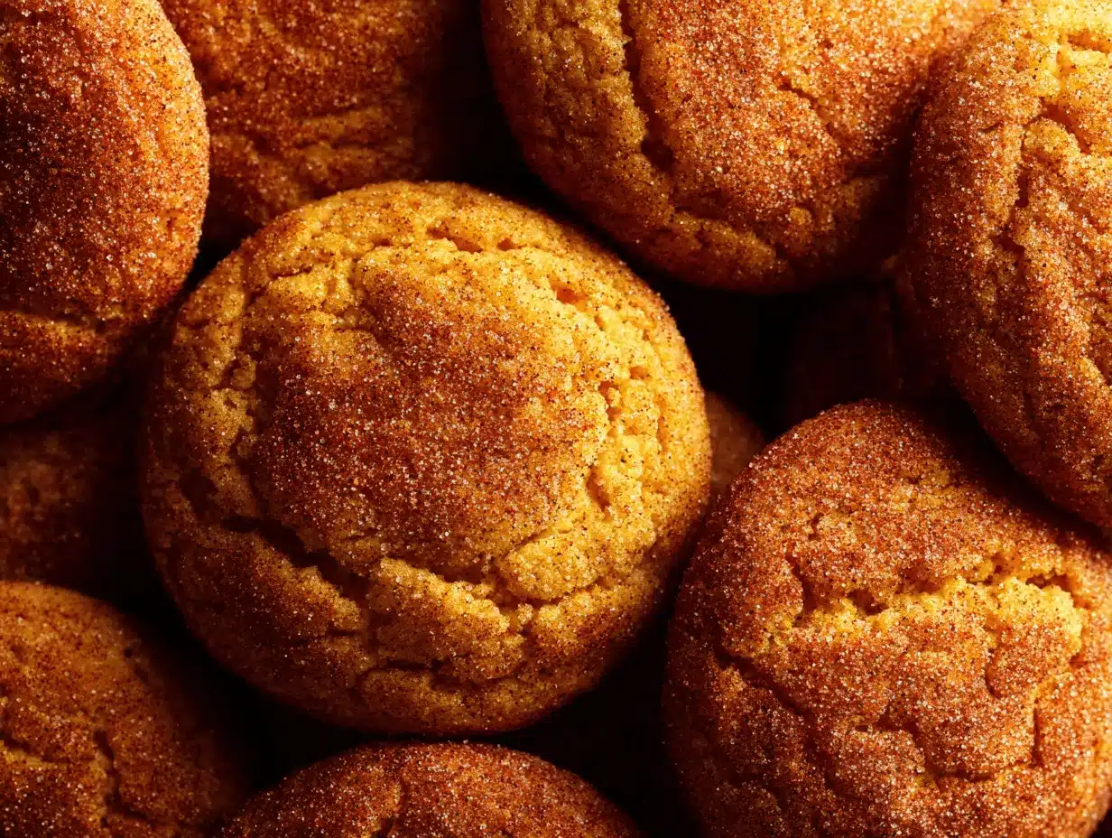 pumpkin snickerdoodle cookies preparation steps