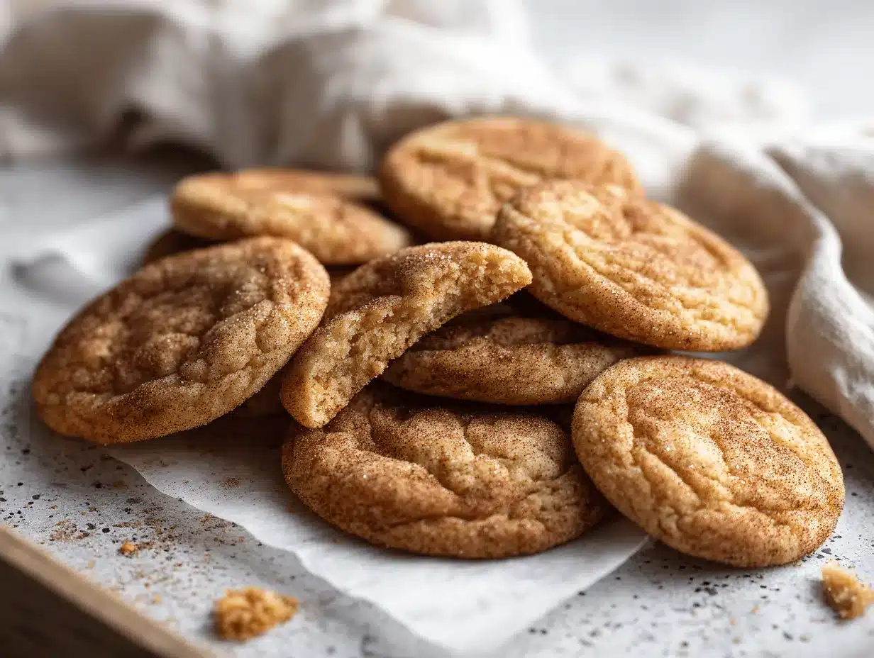 pumpkin spice snickerdoodle cookies preparation steps