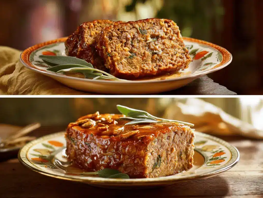 pumpkin spice turkey meatloaf - featured image